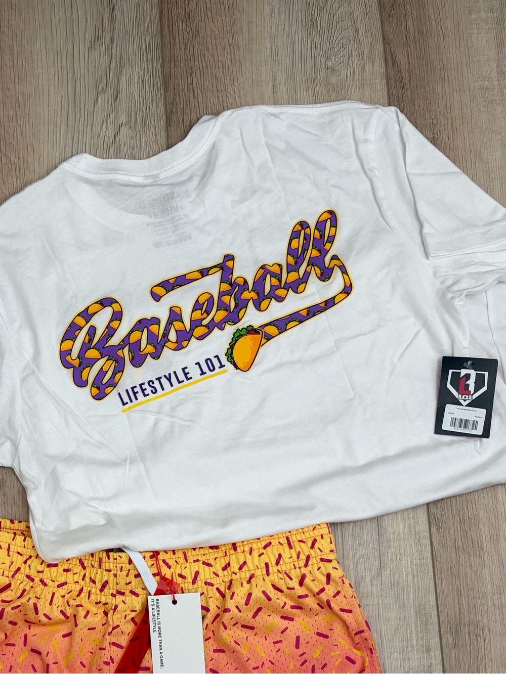 Baseball lifestyle 101 taco shirt 🌮 adult medium